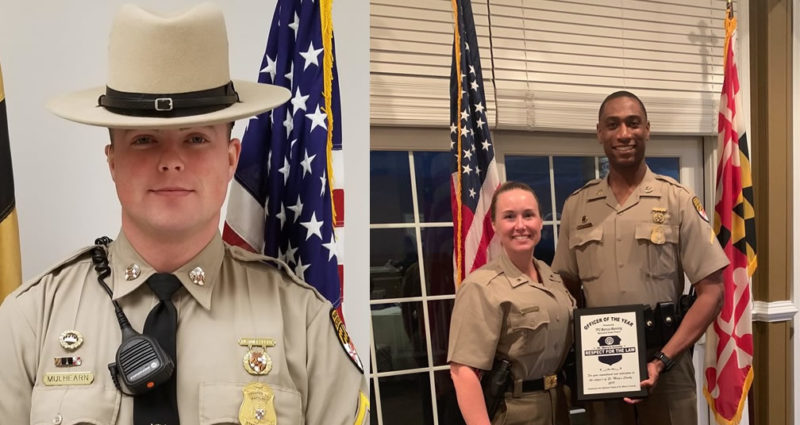 Congratulations to Two Troopers from the Maryland State Police, Leonardtown Barrack