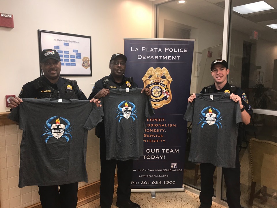 La Plata Police Department Raises Money for Special Olympics of