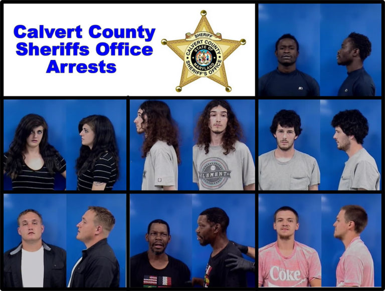 Calvert County Sheriffs Office Arrests and Investigations 6/18/2019