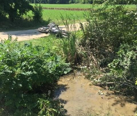 Single Vehicle Crash in Newburg Sends Motorcyclist to Trauma Center