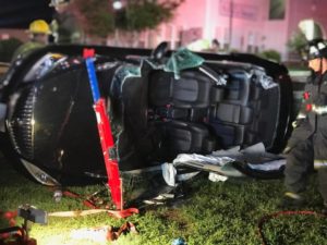 One Injured After Serious Rollover Crash in Prince Frederick