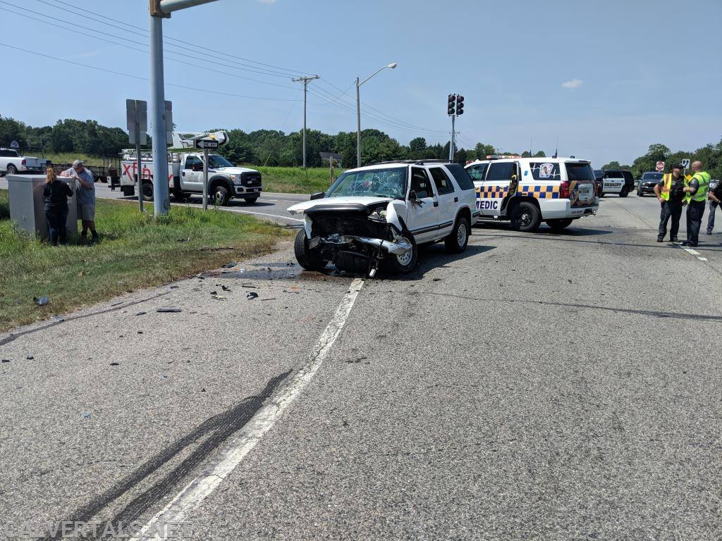 Crash In Calvert County Sends One To Trauma Center - Southern Maryland 