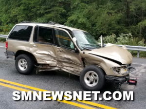 Motor Vehicle Accident on Patuxent Beach Road Sends Two to Area Trauma Centers and Three to Hospital