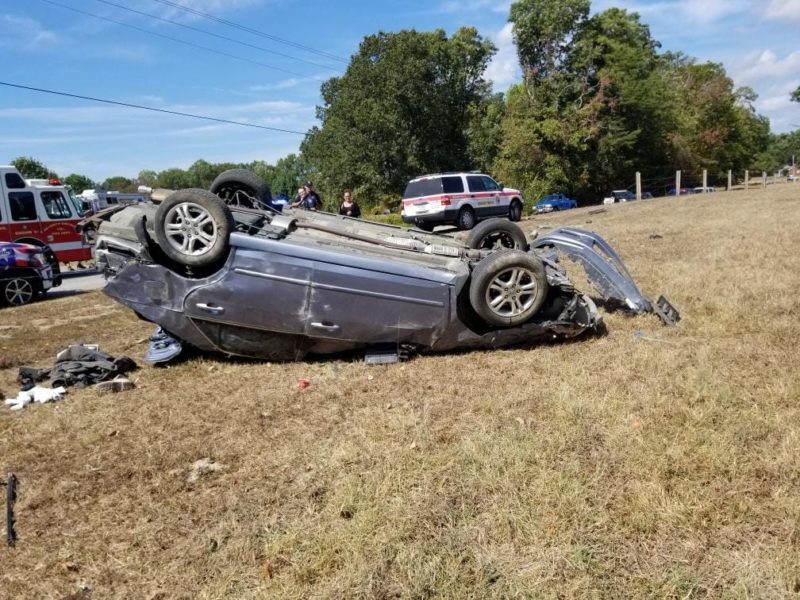 Driver Transported to Area Trauma Center After Single Vehicle Rollover in Chaptico