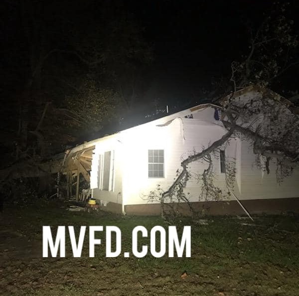 One Transported to Hospital After Large Tree Falls onto House in Mechanicsville