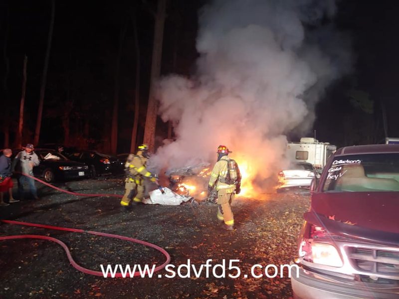 State Fire Marshal Investigating Overnight Vehicle Fires at Cusics Mechanic and Towing in Clements