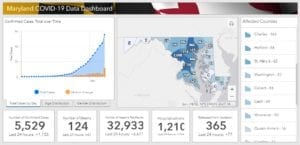 Maryland Reports Over 1,100 New COVID-19 Cases and 21 Deaths Overnight