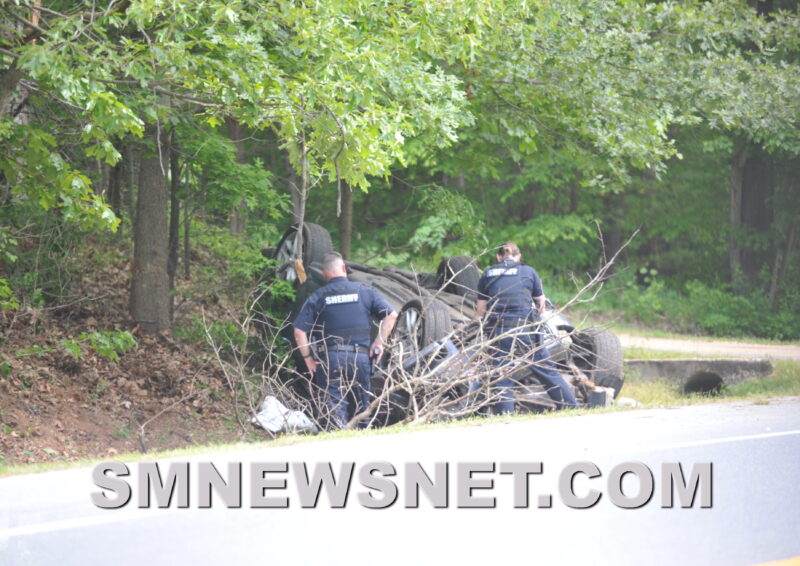 VIDEO: No Injuries Reported After Rollover Collision Caused by Reckless Driver in Mechanicsville, Police Still Investigating