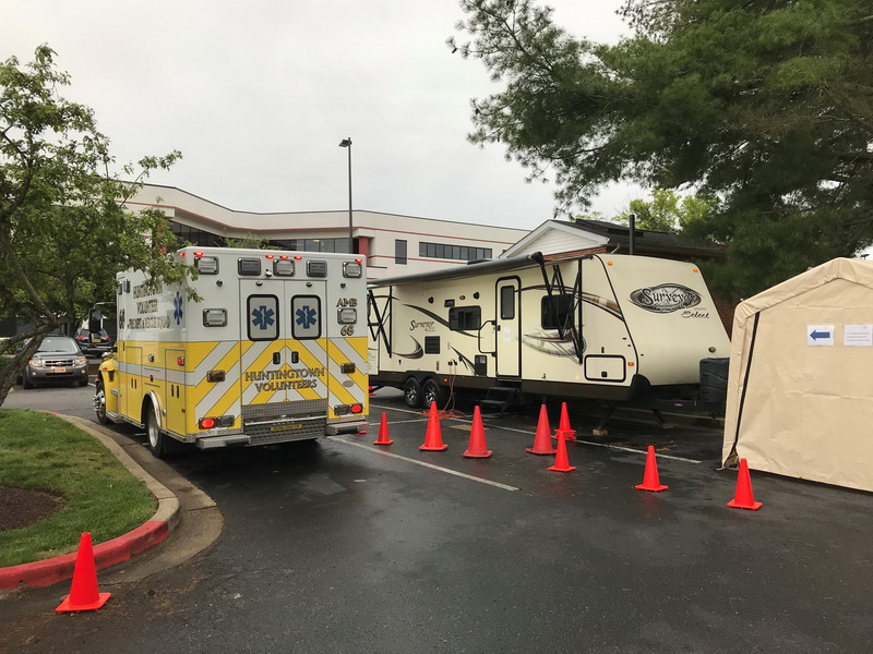 Calvert County Opens Emergency Vehicle Decontamination Site in Prince Frederick