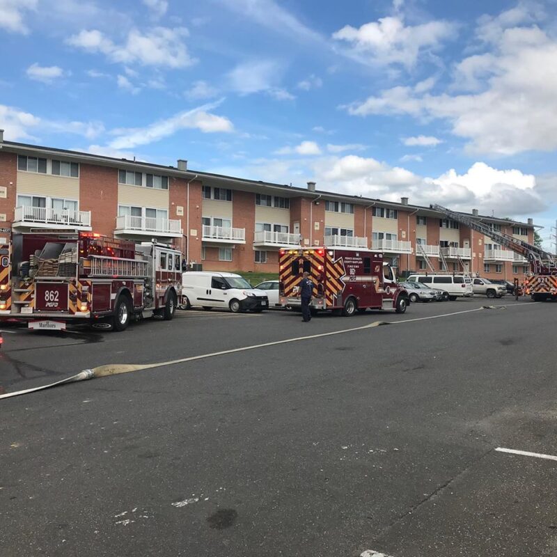 One Firefighter Injured, One Dog Rescued After 2-Alarm Apartment Fire in Prince George’s County