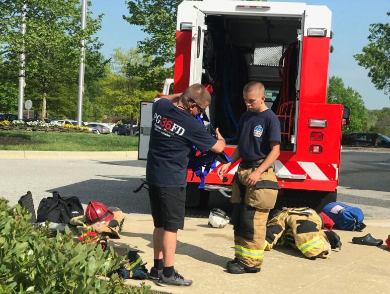 La Plata and Potomac Heights Volunteer Fire Departments Save Trapped