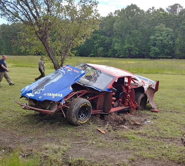 Minor Injuries Reported After Race Car Overturns on Colton Point Road in Avenue