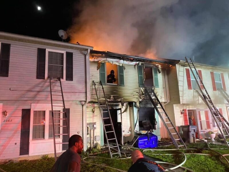 AUDIO: One Firefighter Injured After 2-Alarm Townhouse Fire in Charles ...