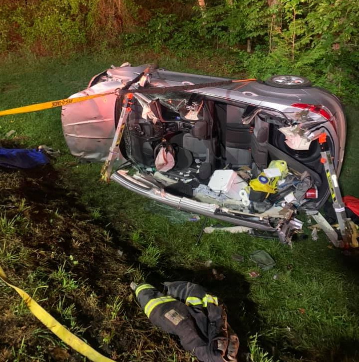 No Injuries Reported After Single Vehicle Rollover in Hollywood