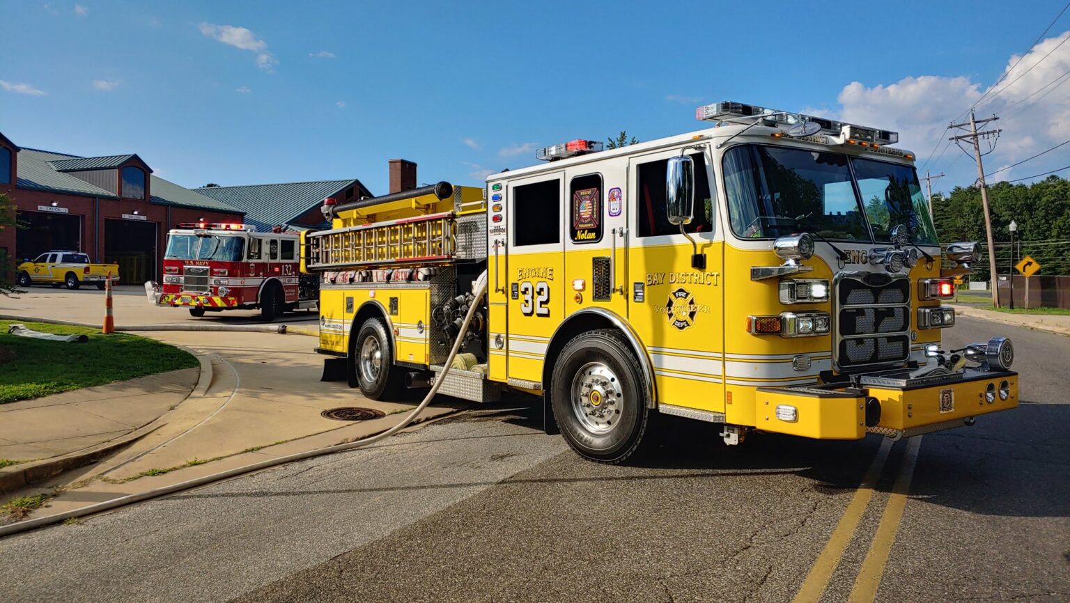 VIDEO Firefighters Respond to Structure Fire Across from Bay District Firehouse in Lexington