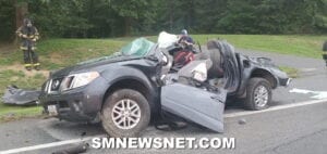 VIDEO: One Injured After Rollover Collision in Mechanicsville, Police Investigating as Hit and Run