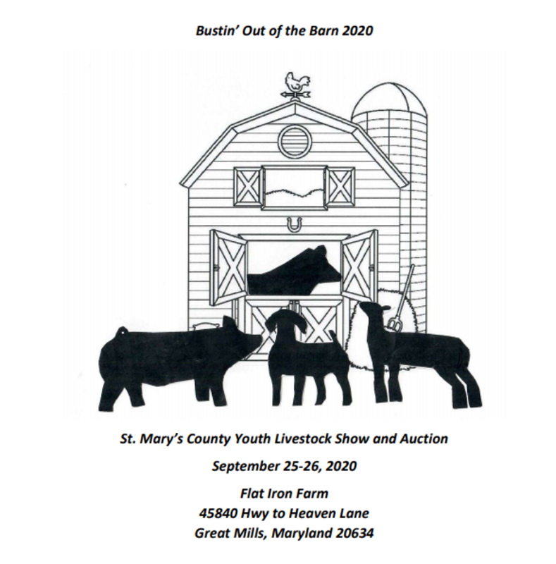 Letter to Editor: Bustin’ Out of the Barn Livestock Auction to be Held on Saturday, September 26, 2020