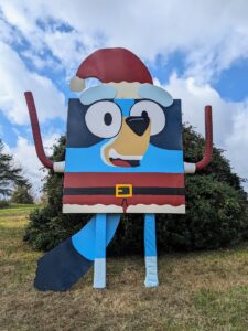 UPDATE: Merry Christmas from Bluey Claus at Dyson Building Center in Callaway