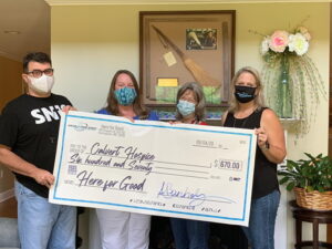 Calvert County Hospice Receives $670 Donation from Wear Your Spirit Warehouse