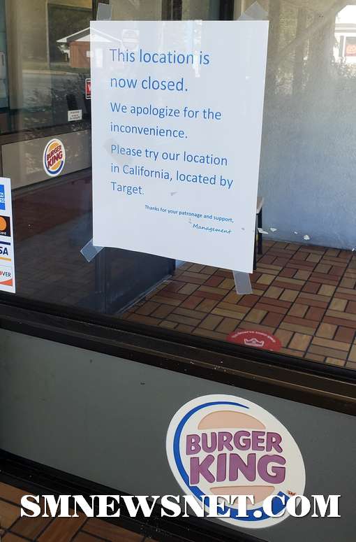 Two Fast Food Restaurants on Great Mills Road Have Closed Their Doors