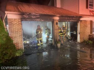 UPDATE: Neighbors 911 Call Saves Residence and Home Occupant from Garage Fire, One Firefighter Injured
