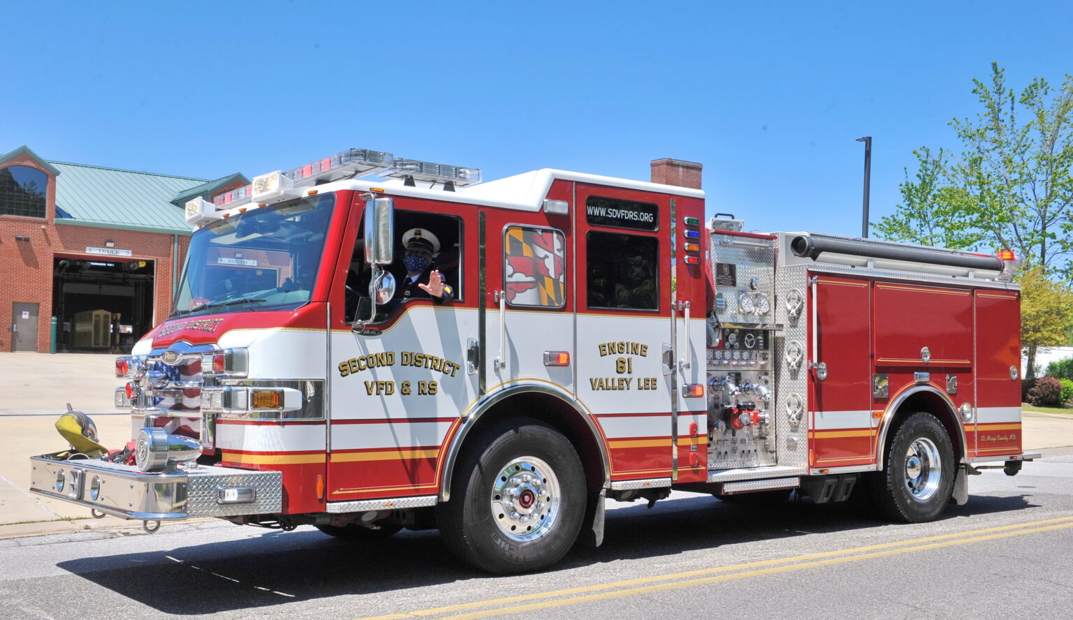 Second District Volunteer Fire Department and Rescue Squad 2020 Santa