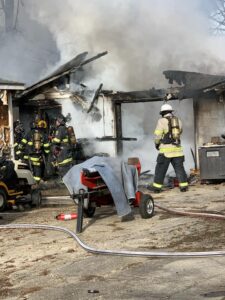 No Injuries Reported After Garage Fire in Leonardtown 1