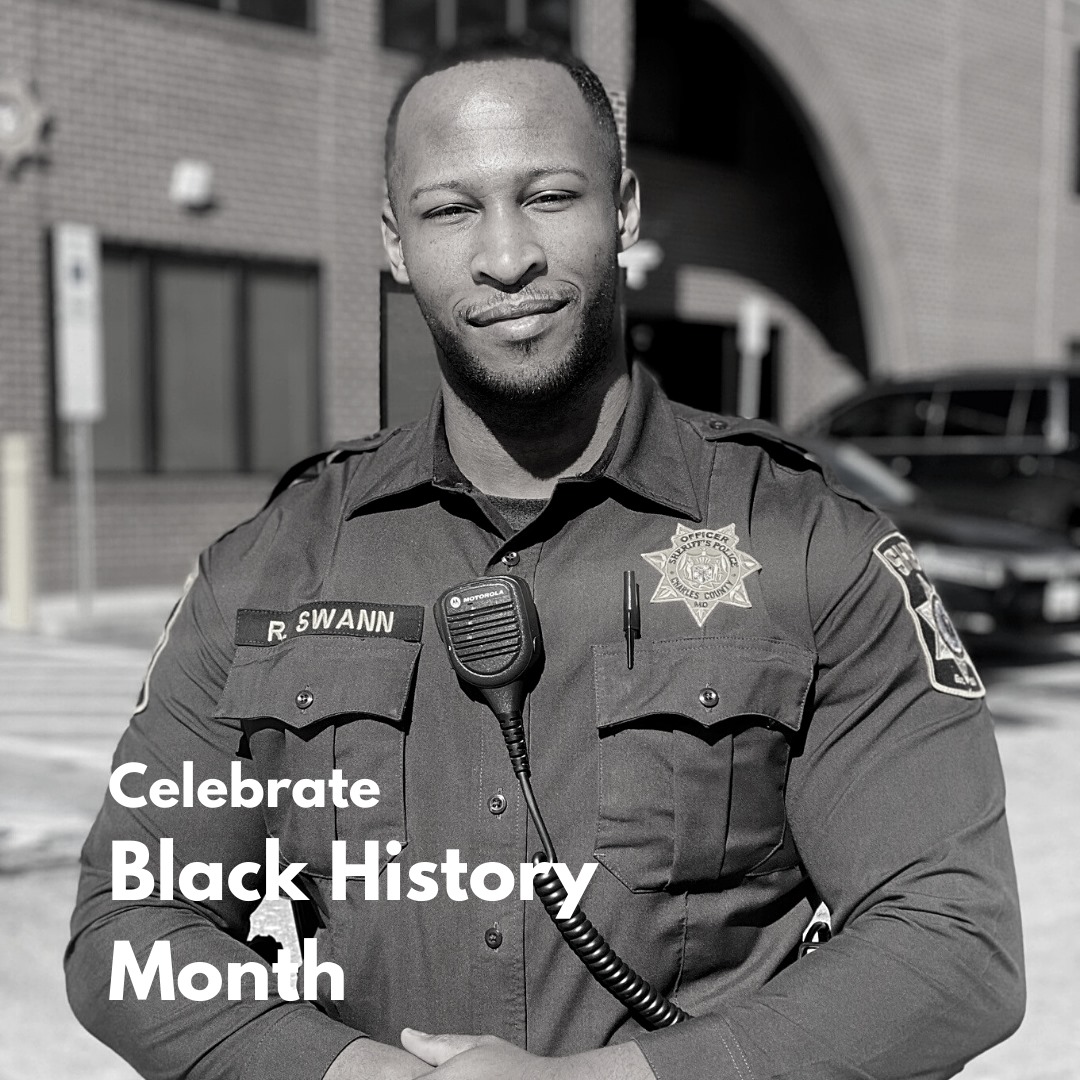 Charles County Sheriff’s Office Celebrating Black History Month – Meet Police Officer First Class Richard Swann