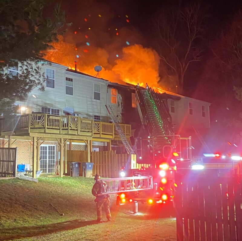 2-Alarm Fire in Prince George’s County Under Investigation, Two Adults and Two Children Transported, Sixteen Occupants Displaced