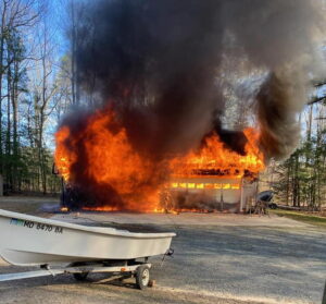 Garage Fire in Leonardtown Under Investigation, No Injuries Reported