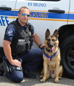 The St. Mary’s County Sheriff’s Office Sadly Announces the Passing of Retired K9 Bruno