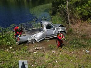 One Flown to Trauma Center After Single Vehicle Rollover in Mechanicsville