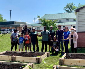 Southern Maryland Sierra Environmental Club & New Hope Church of God, Waldorf Partnered to Build a Raised Bed Vegetable Garden