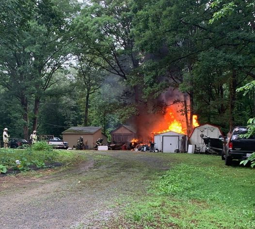 Fire Marshal Investigating Shed Fire in Mechanicsville