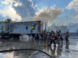 Tractor-Trailer Fire in Laurel Under Investigation, No Injuries Reported