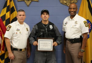 Charles County Sheriff’s Office Recognizes Correctional Officer Oliva as Officer of the Quarter