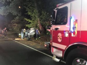 Police in Calvert County Investigating Serious Motor Vehicle Accident in St. Leonard