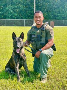 Calvert County Sheriff’s Office Welcomes New K9 Zeus!