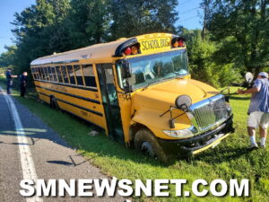 No Injuries Reported After Motor Vehicle Collision Involving School Bus in Lexington Park