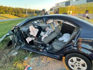 One Flown to Area Trauma Center After Motor Vehicle Accident in Huntingtown