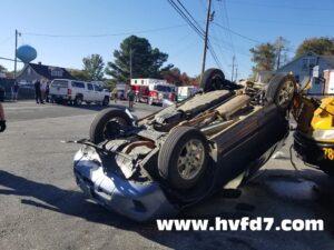 Two Transported to Trauma Centers After Vehicle Strikes Parked/Unoccupied School Bus in Hollywood