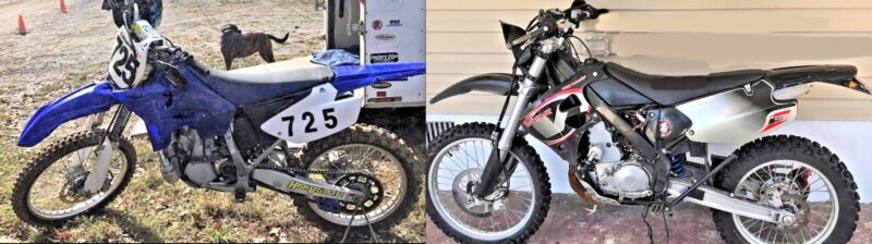 Police Requesting Assistance in Locating Two Dirt Bikes Stolen from Mechanicsville Residence