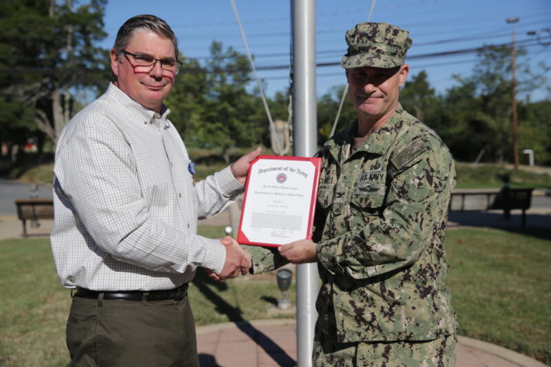 Naval Surface Warfare Center Indian Head Division Employee Receives Top Civilian Service Award