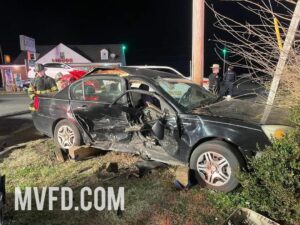 Police Investigating Motor Vehicle Accident on Three Notch Road In Mechanicsville
