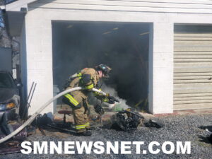 No Injuries Reported After Garage Fire in Leonardtown