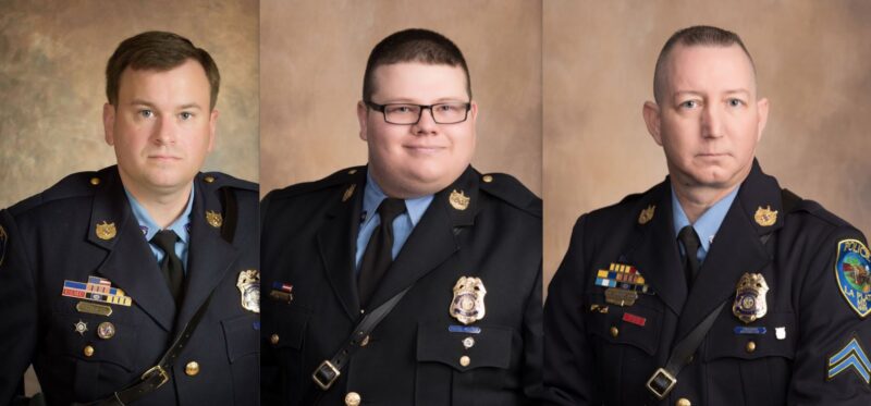 Three La Plata Police Officers Recognized for May 2021, Self-Initiated Call for Service