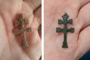 Archaeology at Historic St. Mary’s City Unearths a Rare Caravaca Cross