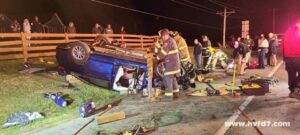 One Flown to Trauma Center After Single Vehicle Rollover in Leonardtown