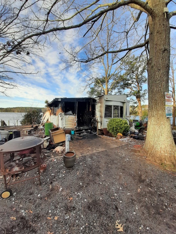 No Injuries Reported After Mobile Home Fire in Ridge, Fire Deemed Accidental due to Electrical Malfunction