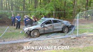 VIDEO: One injured, One Arrested After Single Vehicle Rolls Over Multiple Times in St. Inigoes, Maryland State Police Investigating